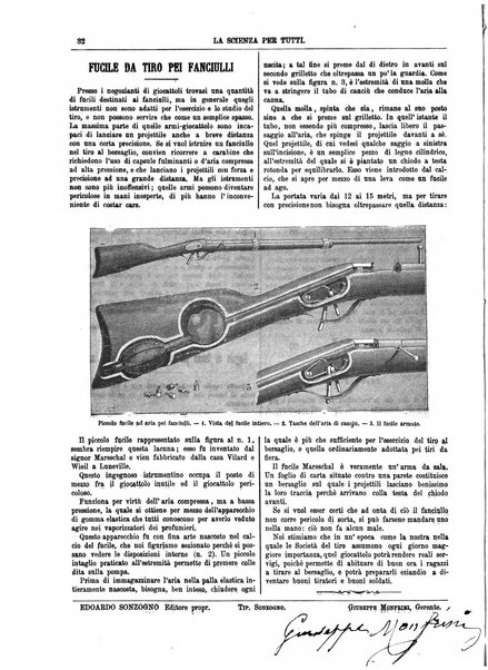 La scienza per tutti giornale popolare illustrato