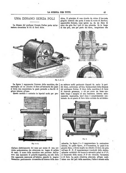 La scienza per tutti giornale popolare illustrato