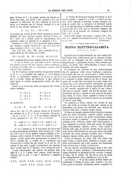 La scienza per tutti giornale popolare illustrato