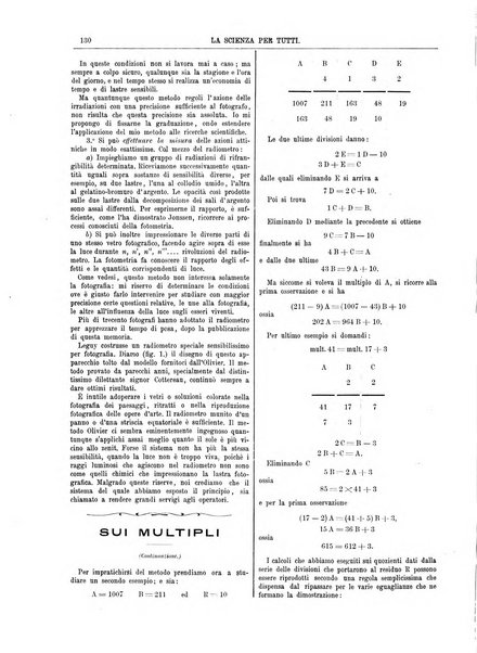 La scienza per tutti giornale popolare illustrato