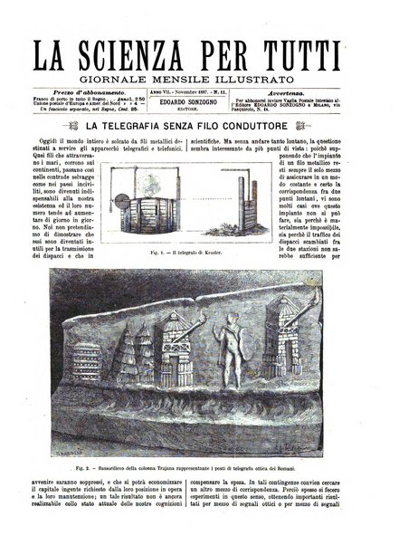 La scienza per tutti giornale popolare illustrato