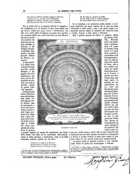 La scienza per tutti giornale popolare illustrato