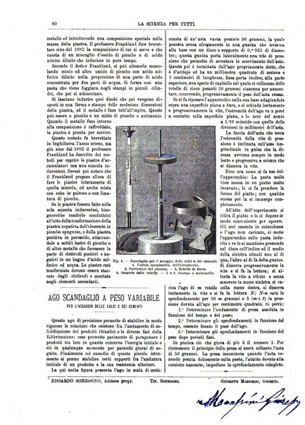 La scienza per tutti giornale popolare illustrato