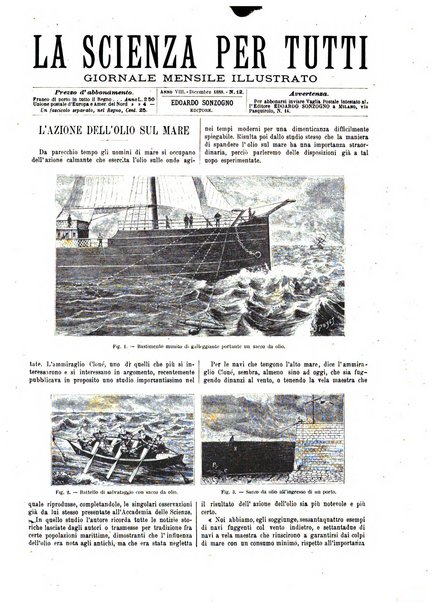 La scienza per tutti giornale popolare illustrato