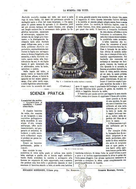 La scienza per tutti giornale popolare illustrato