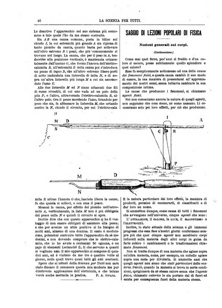 La scienza per tutti giornale popolare illustrato