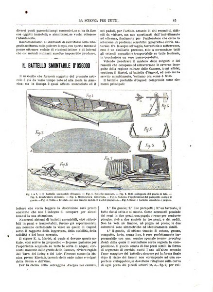 La scienza per tutti giornale popolare illustrato