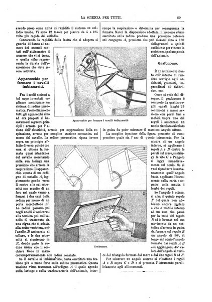 La scienza per tutti giornale popolare illustrato