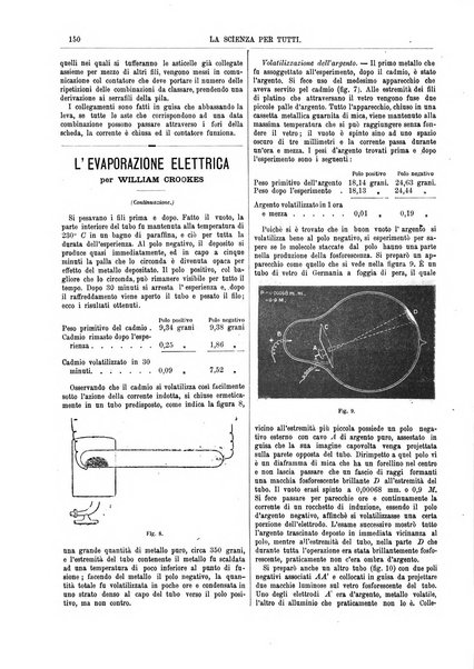 La scienza per tutti giornale popolare illustrato