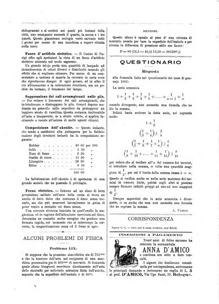 La scienza per tutti giornale popolare illustrato