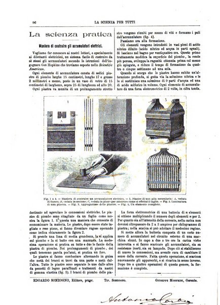 La scienza per tutti giornale popolare illustrato