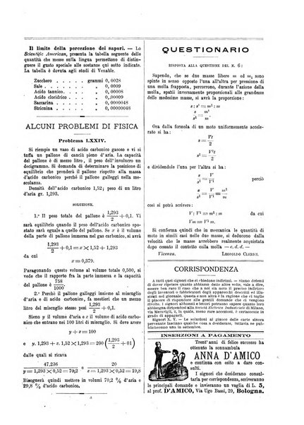 La scienza per tutti giornale popolare illustrato