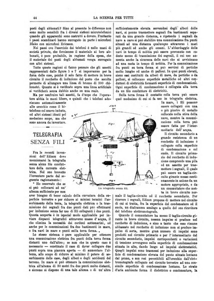 La scienza per tutti giornale popolare illustrato