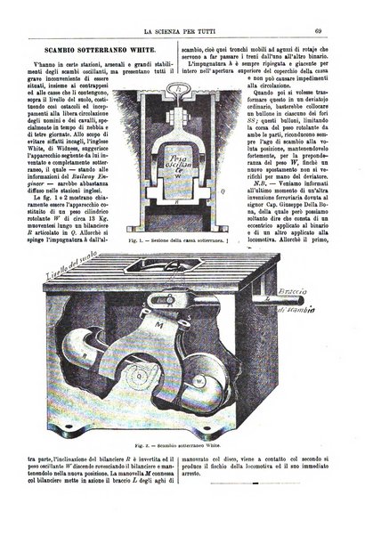 La scienza per tutti giornale popolare illustrato