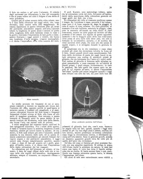 La scienza per tutti giornale popolare illustrato