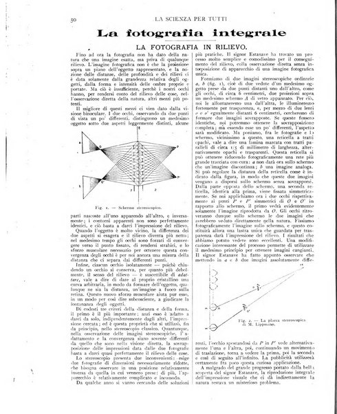 La scienza per tutti giornale popolare illustrato