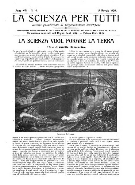 La scienza per tutti giornale popolare illustrato