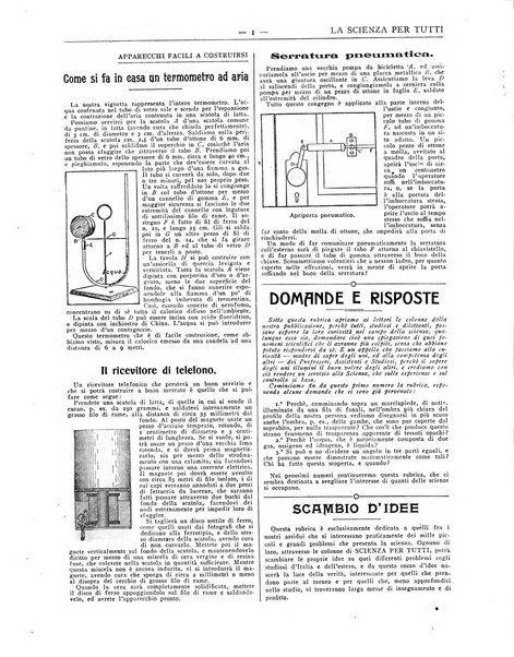 La scienza per tutti giornale popolare illustrato