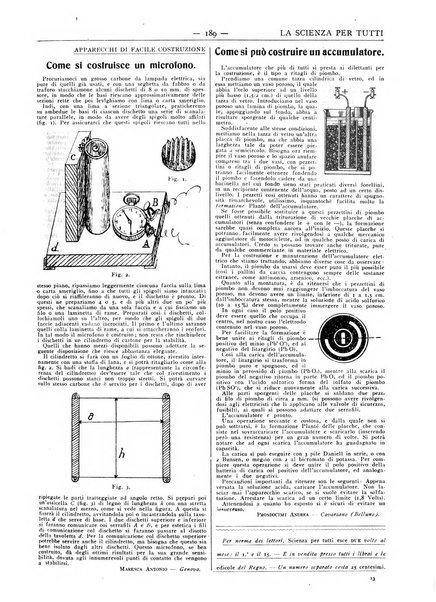 La scienza per tutti giornale popolare illustrato