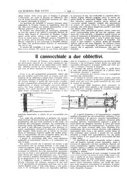 La scienza per tutti giornale popolare illustrato