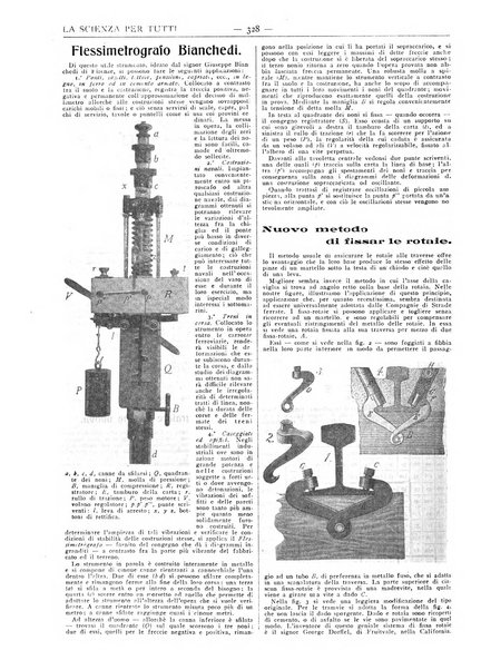 La scienza per tutti giornale popolare illustrato