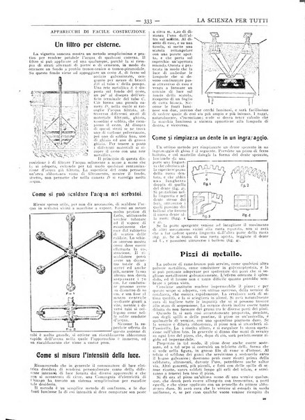 La scienza per tutti giornale popolare illustrato