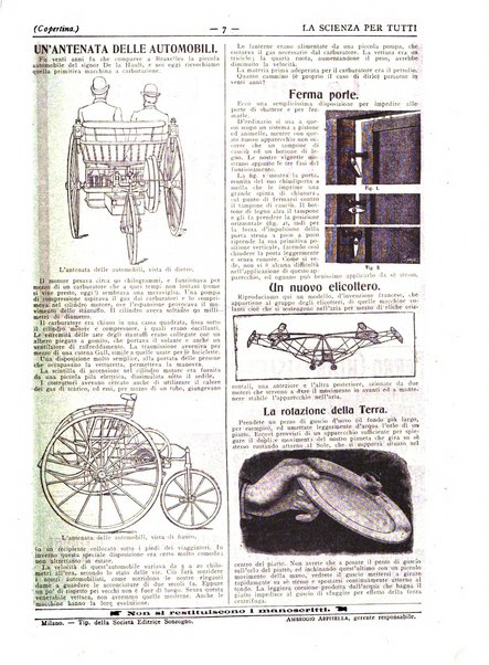 La scienza per tutti giornale popolare illustrato