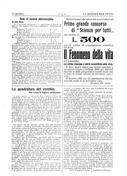 La scienza per tutti giornale popolare illustrato