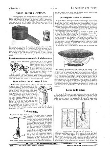 La scienza per tutti giornale popolare illustrato