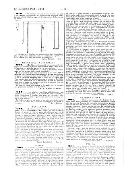 La scienza per tutti giornale popolare illustrato