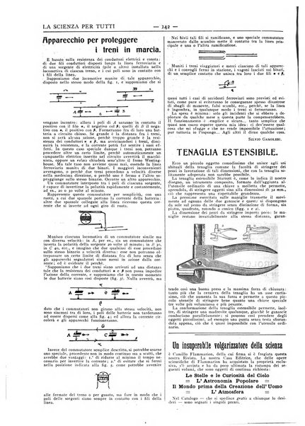 La scienza per tutti giornale popolare illustrato