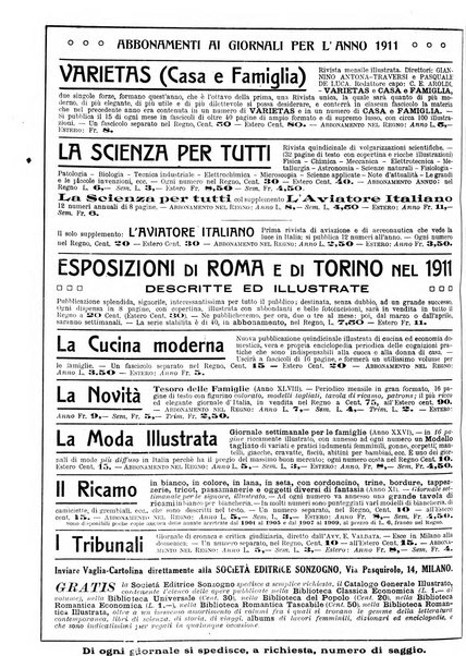 La scienza per tutti giornale popolare illustrato