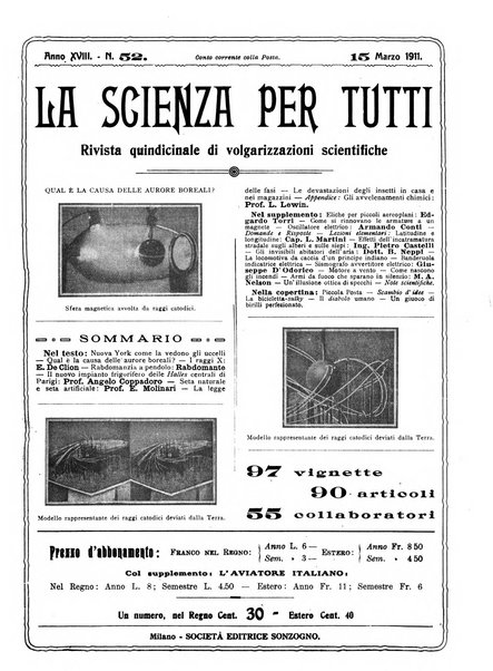 La scienza per tutti giornale popolare illustrato