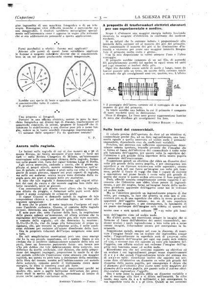 La scienza per tutti giornale popolare illustrato