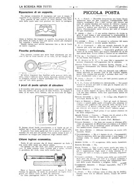 La scienza per tutti giornale popolare illustrato