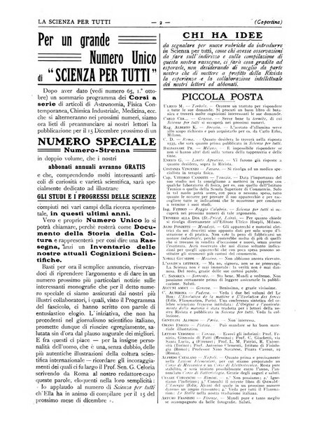 La scienza per tutti giornale popolare illustrato