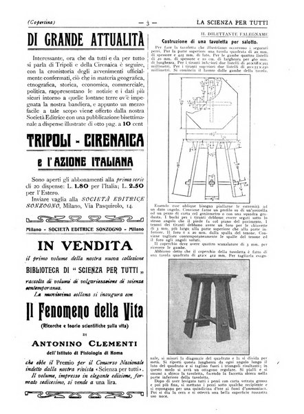 La scienza per tutti giornale popolare illustrato