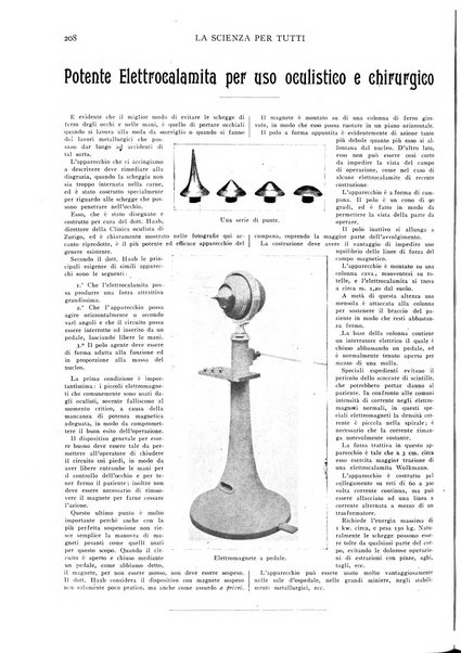 La scienza per tutti giornale popolare illustrato