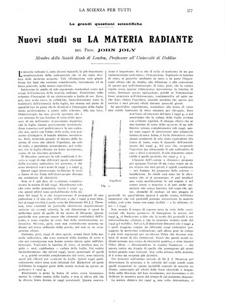 La scienza per tutti giornale popolare illustrato