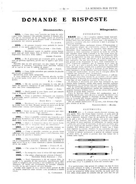 La scienza per tutti giornale popolare illustrato