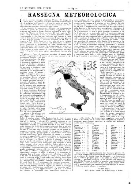 La scienza per tutti giornale popolare illustrato