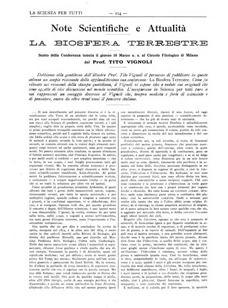 La scienza per tutti giornale popolare illustrato