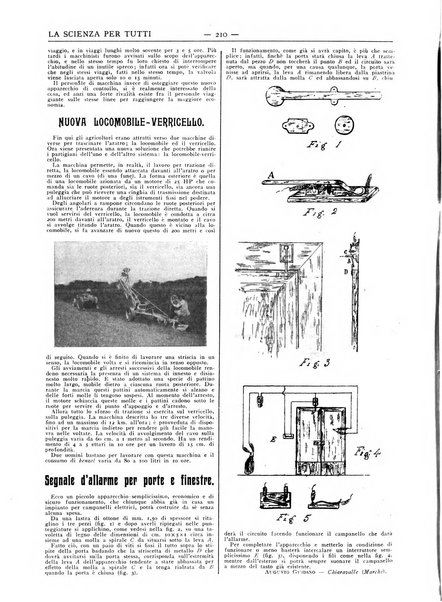 La scienza per tutti giornale popolare illustrato