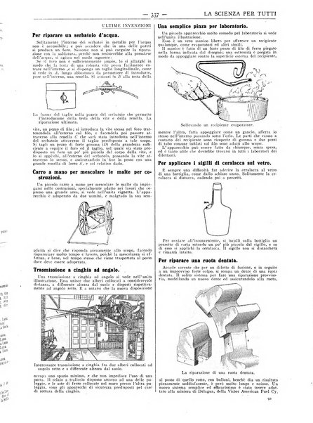 La scienza per tutti giornale popolare illustrato