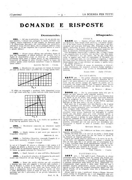 La scienza per tutti giornale popolare illustrato