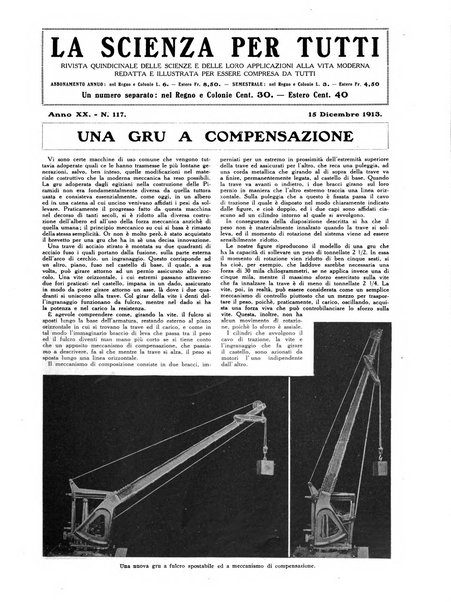 La scienza per tutti giornale popolare illustrato