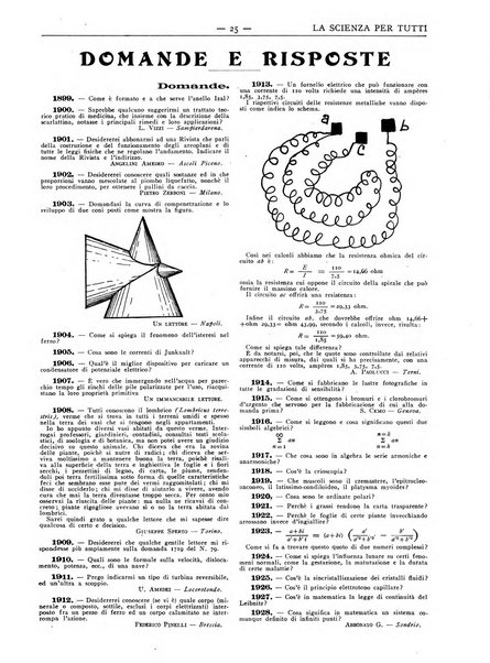 La scienza per tutti giornale popolare illustrato