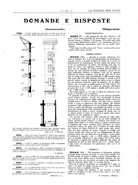 La scienza per tutti giornale popolare illustrato