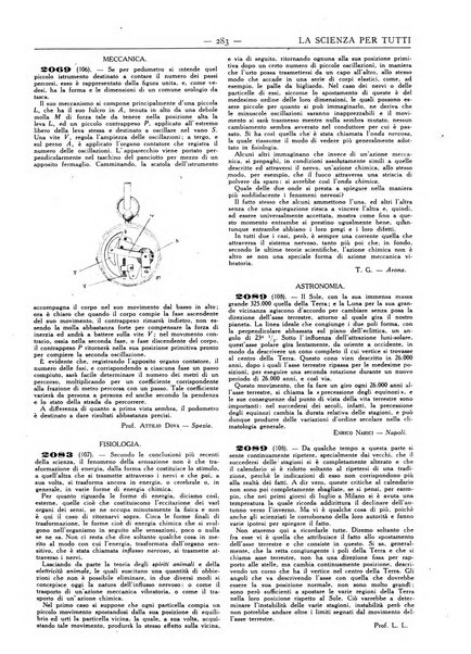 La scienza per tutti giornale popolare illustrato