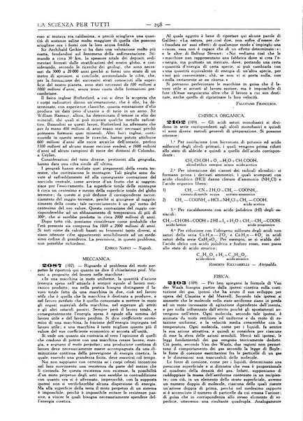 La scienza per tutti giornale popolare illustrato